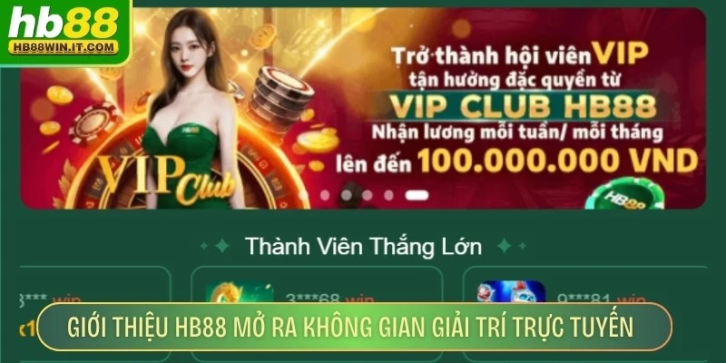 Giới Thiệu HB88 Giới thiệu HB88 mở ra không gian giải trí trực tuyến hoàn hảo